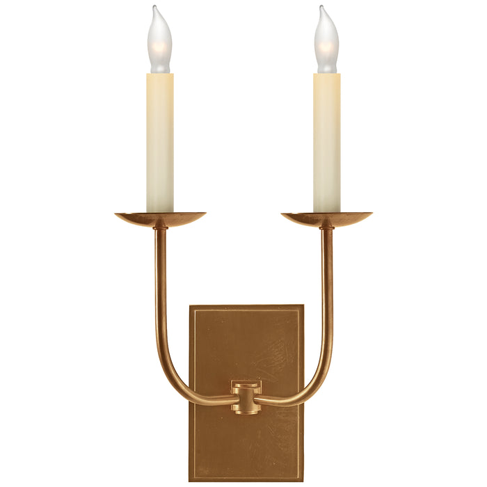 Visual Comfort Signature - SL 2861HAB - Two Light Wall Sconce - Tt - Hand-Rubbed Antique Brass