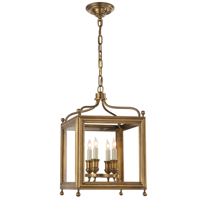 Visual Comfort Signature - SP 5001HAB - Four Light Lantern - Greggory - Hand-Rubbed Antique Brass