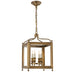 Visual Comfort Signature - SP 5001HAB - Four Light Lantern - Greggory - Hand-Rubbed Antique Brass