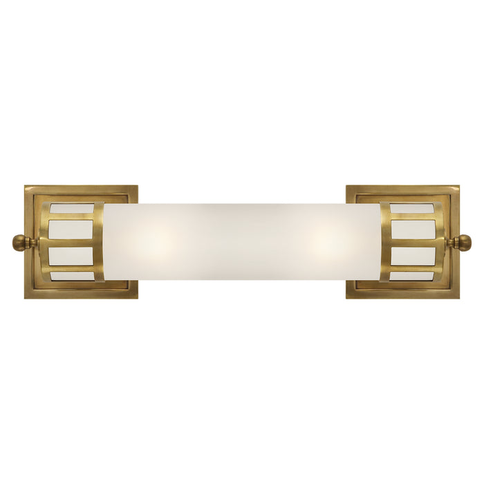 Visual Comfort Signature - SS 2013HAB-FG - Two Light Wall Sconce - Openwork - Hand-Rubbed Antique Brass