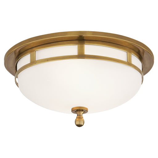 Visual Comfort Signature - SS 4010HAB-FG - Two Light Flush Mount - Openwork - Hand-Rubbed Antique Brass