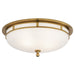 Visual Comfort Signature - SS 4011HAB-FG - Two Light Flush Mount - Openwork - Hand-Rubbed Antique Brass