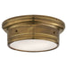 Visual Comfort Signature - SS 4015HAB-WG - Two Light Flush Mount - Siena2 - Hand-Rubbed Antique Brass
