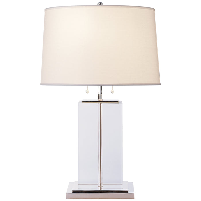 Visual Comfort Signature - TOB 3030CG-C - Two Light Table Lamp - Crystal Block - Crystal