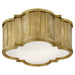 Visual Comfort Signature - TOB 4130HAB-WG - Two Light Flush Mount - Tilden - Hand-Rubbed Antique Brass