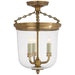 Visual Comfort Signature - TOB 4212HAB - Three Light Semi-Flush Mount - Merchant - Hand-Rubbed Antique Brass