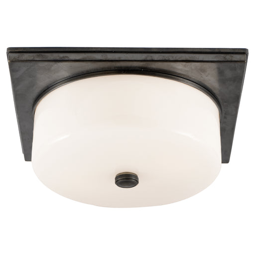 Visual Comfort Signature - TOB 4216BZ-WG - Two Light Flush Mount - Newhouse Block - Bronze