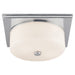 Visual Comfort Signature - TOB 4216PN-WG - Two Light Flush Mount - Newhouse Block - Polished Nickel