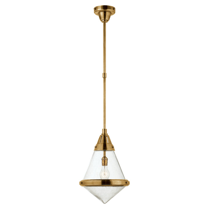 Visual Comfort Signature - TOB 5155HAB-SG - One Light Pendant - Gale - Hand-Rubbed Antique Brass