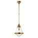 Visual Comfort Signature - TOB 5155HAB-SG - One Light Pendant - Gale - Hand-Rubbed Antique Brass