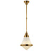 Visual Comfort Signature - TOB 5155HAB-WG - One Light Pendant - Gale - Hand-Rubbed Antique Brass