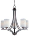 Maxim - 20035SWOI - Five Light Chandelier - Deven - Oil Rubbed Bronze