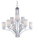 Maxim - 20036SWSN - Nine Light Chandelier - Deven - Satin Nickel