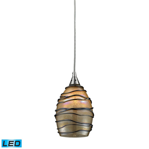 ELK Home - 31142/1-LED - LED Mini Pendant - Vines - Satin Nickel
