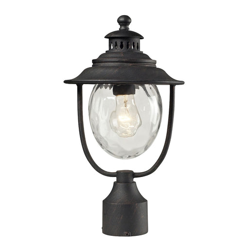 ELK Home - 45042/1 - One Light Outdoor Post Mount - Searsport - Weathered Charcoal