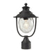 ELK Home - 45042/1 - One Light Outdoor Post Mount - Searsport - Weathered Charcoal