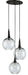 Currey and Company - 9969 - Three Light Pendant - Beckett - Emery Rust