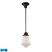 ELK Home - 69039-1-LED - LED Mini Pendant - Schoolhouse - Oil Rubbed Bronze