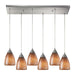 ELK Home - 416-6RC-C - Six Light Pendant - Arco Baleno - Satin Nickel