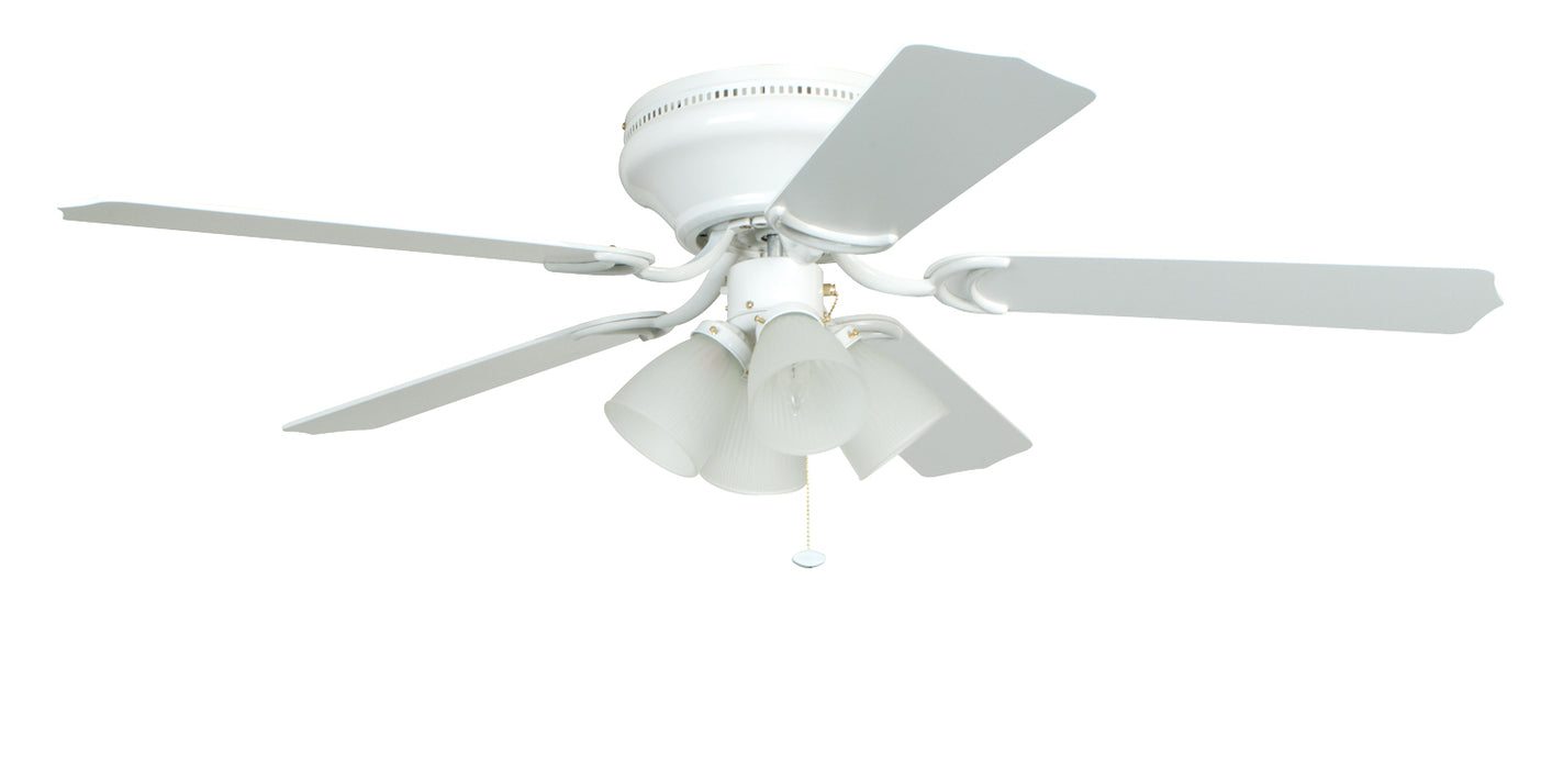 Craftmade - BRC52WW5C - 52"Ceiling Fan - Brilliante 4 Light - White