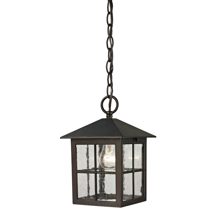 ELK Home - 8201EH/70 - One Light Outdoor Pendant - Shaker Heights - Hazelnut Bronze