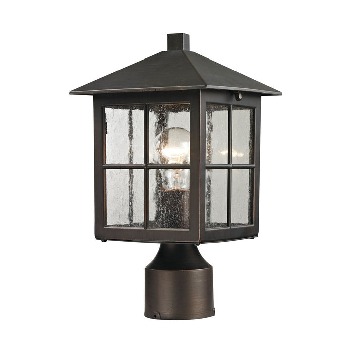 ELK Home - 8201EP/70 - One Light Outdoor Post Mount - Shaker Heights - Hazelnut Bronze