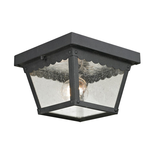 ELK Home - 9102EF/65 - Two Light Flush Mount - Springfield - Matte Textured Black