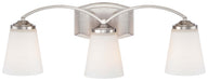 Minka-Lavery - 6963-84 - Three Light Bath - Overland Park - Brushed Nickel