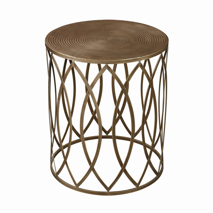 ELK Home - 138-009 - Accent Table - Sutton - Antique Gold