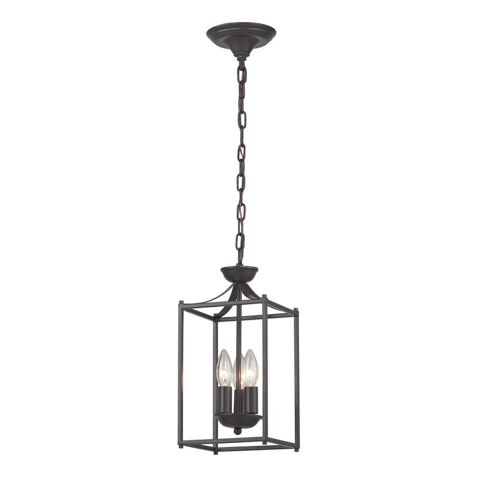 ELK Home - 140-002 - Three Light Pendant - Arthur - Oil Rubbed Bronze