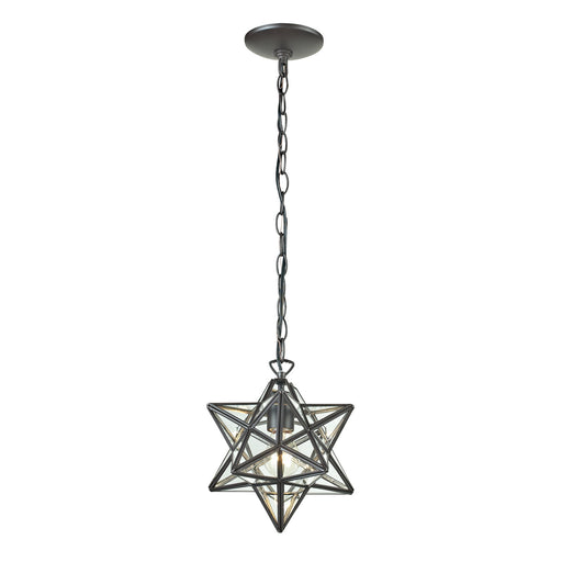 ELK Home - 145-002 - One Light Mini Pendant - Star - Oil Rubbed Bronze