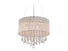 Avenue Lighting - HF1500-SLV - 12 Light Dual Mount/Flush & Hanging - Beverly Dr. - Silver Silk String