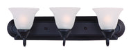 Maxim - 8013FTOI - Three Light Bath Vanity - Essentials - 801x - Oil Rubbed Bronze