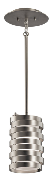 Kichler - 43304NI - One Light Mini Pendant - Roswell - Brushed Nickel