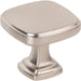 Jeffrey Alexander Fontana 1-3/8" Length Square Knob