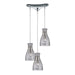 ELK Home - 46107/3 - Three Light Pendant - Strata - Polished Chrome