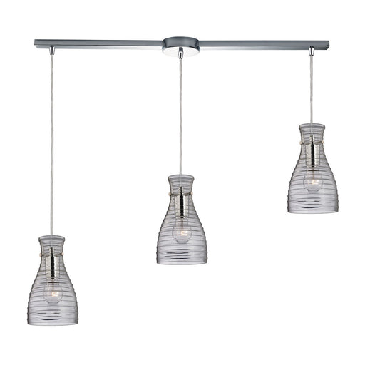 ELK Home - 46107/3L - Three Light Pendant - Strata - Polished Chrome