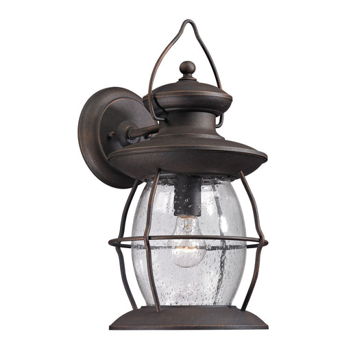 ELK Home - 47042/1 - One Light Outdoor Wall Sconce - Village Lantern - Weathered Charcoal