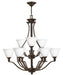 Hinkley - 4657OB-OPAL - LED Foyer Pendant - Bolla - Olde Bronze with Opal glass