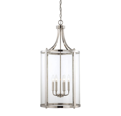 Savoy House - 7-1041-6-109 - Six Light Foyer Lantern - Penrose - Polished Nickel