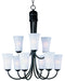 Maxim - 10046FTOI - Nine Light Chandelier - Logan - Oil Rubbed Bronze