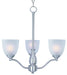 Maxim - 10064FTSN - Three Light Chandelier - Stefan - Satin Nickel