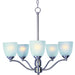 Maxim - 10065FTSN - Five Light Chandelier - Stefan - Satin Nickel