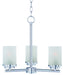 Maxim - 10203FTSN - Three Light Chandelier - Corona - Satin Nickel