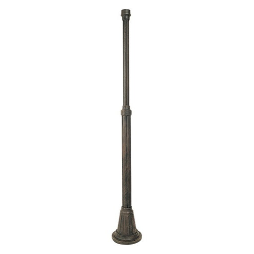 Maxim - 1092BK/PHC11 - Anchor Pole with Photo Cell - Poles - Black