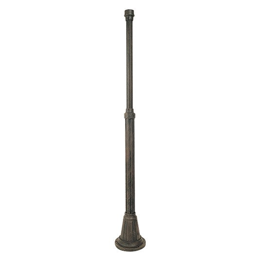 Maxim - 1092BK/PHC11 - Anchor Pole with Photo Cell - Poles - Black