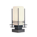 Hubbardton Forge - 335796 - One Light Outdoor Pier Mount - Banded - Various