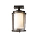 Hubbardton Forge - 365605 - One Light Outdoor Semi-Flush Mount - Meridian - Various