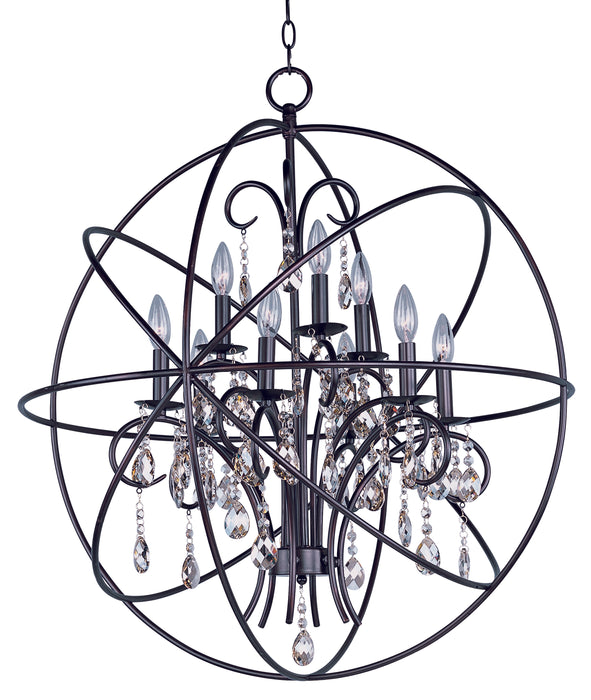 Maxim - 25145OI - Nine Light Pendant - Orbit - Oil Rubbed Bronze