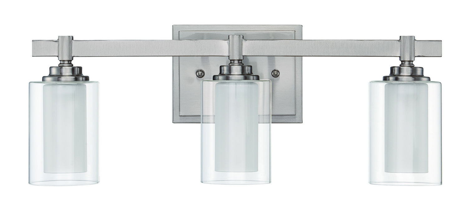 Craftmade - 16720BNK3 - Three Light Vanity - Celeste - Brushed Polished Nickel